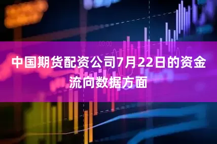 中国期货配资公司7月22日的资金流向数据方面