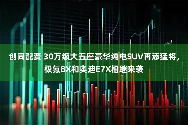 创同配资 30万级大五座豪华纯电SUV再添猛将，极氪8X和奥迪E7X相继来袭